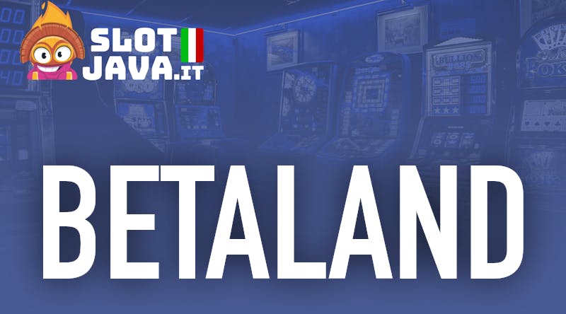 Visualizzazione delle slot Betaland con logo prominente