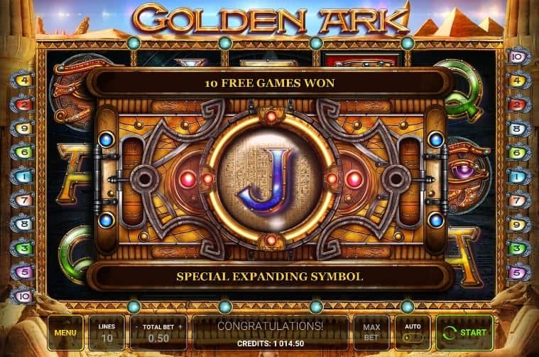 Oltre al gioco normale, a Golden Ark hai la possibilità di vincere delle partite bonus