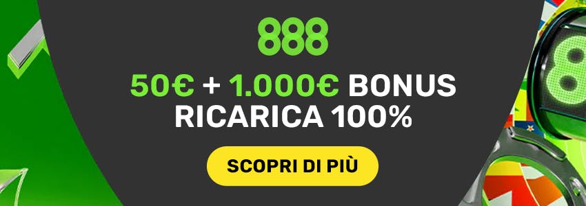 Bonus nuovi iscritti: 888.it