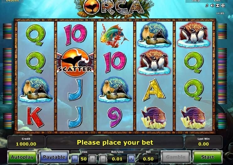 I simboli della slot online Orca