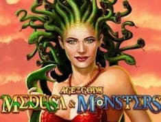 Age of the Gods Medusa & Monsters logo