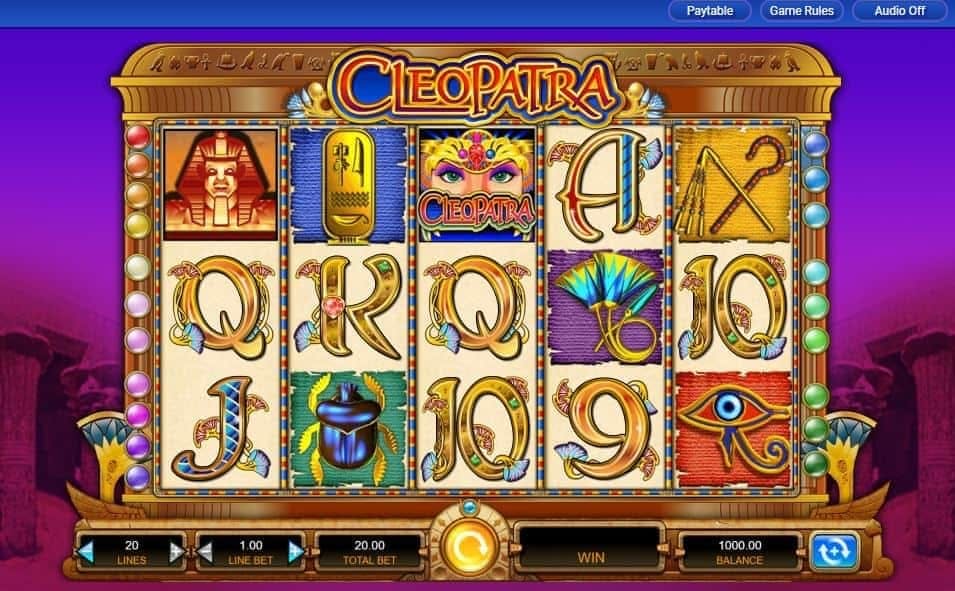 I simboli della slot online Cleopatra