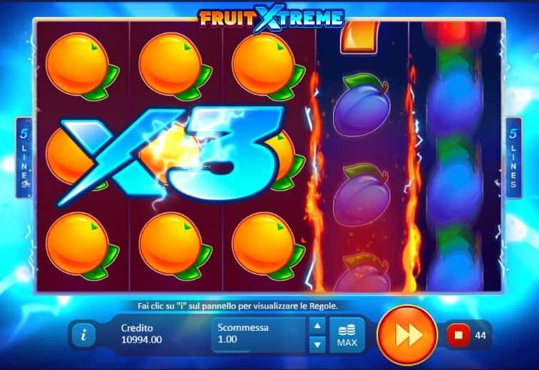 Oltre al gioco normale, a Fruit Xtreme hai la possibilità di vincere delle partite bonus