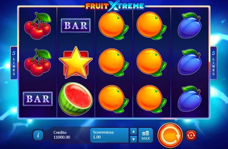 I simboli della slot online Fruit Xtreme