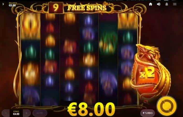 Oltre al gioco normale, a Dragon Fire Megaways hai la possibilità di vincere delle partite bonus