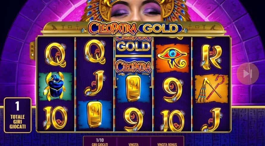 Oltre al gioco normale, a Cleopatra Gold hai la possibilità di vincere delle partite bonus