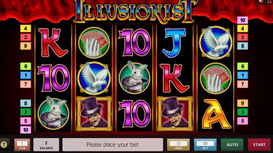 I simboli della slot online Illusionist