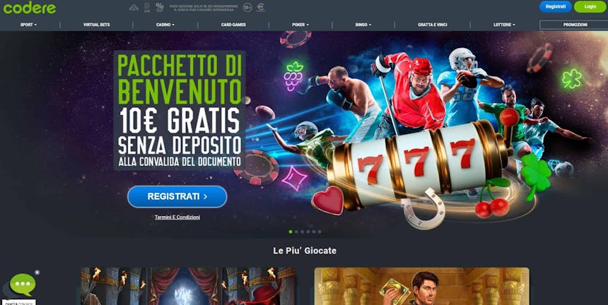 Slot machines su Codere