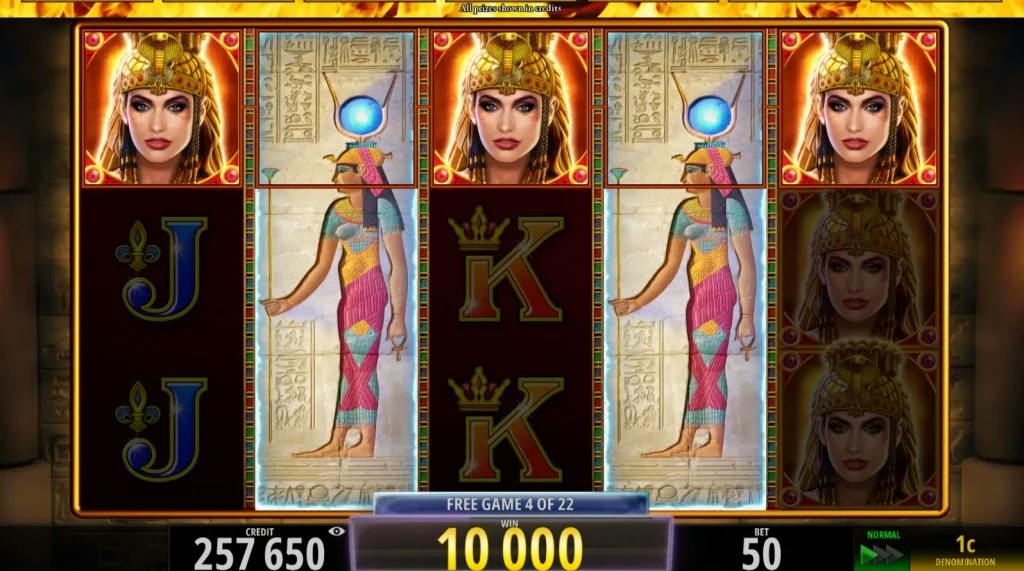 Vincita alla slot Eye of the Queen