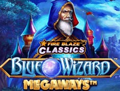 Fire Blaze Blue Wizard Megaways logo