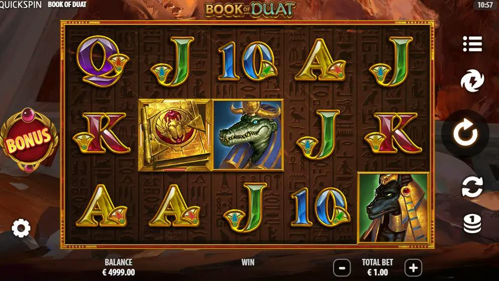 Gameplay della slot Book of Duat