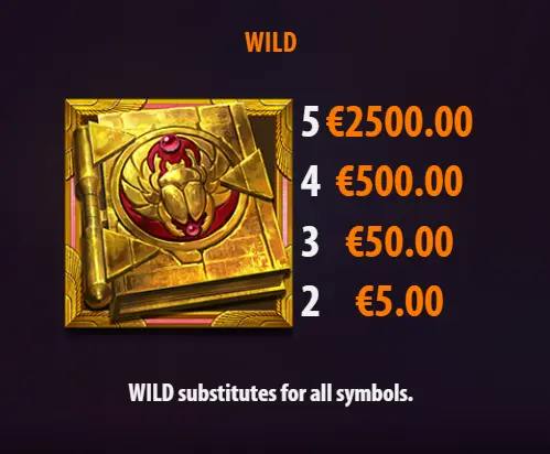 Simbolo Wild della slot Book of Duat