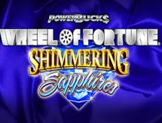 PowerBucks Wheel of Fortune Shimmering Sapphires logo