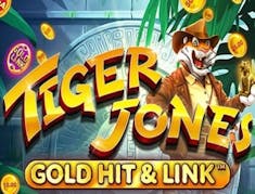 Gold Hit and Link Tiger Jones logo