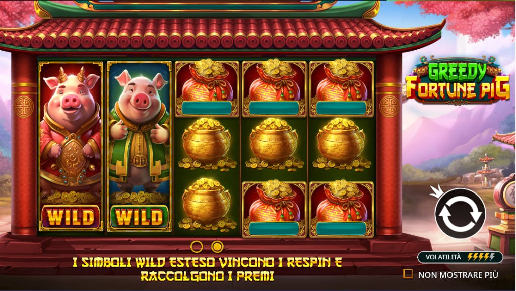 Bonus della slot Greedy Fortune Pig