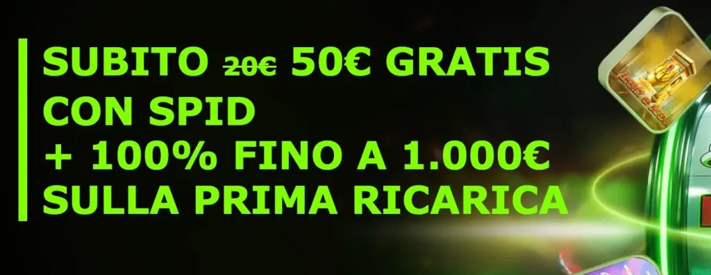 Il bonus casinò di benvenuto di 888.it