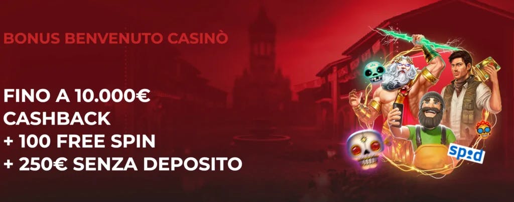Bonus di benvenuto per il casinò Domusbet