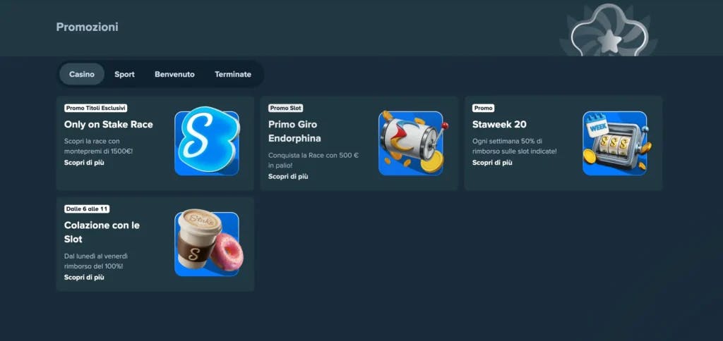 Bonus e promozioni di Stake