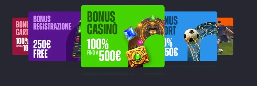 I bonus iscrizione disponibili su Netwin.it