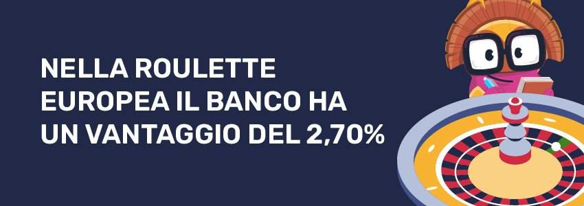 Infografica roulette online (banco)
