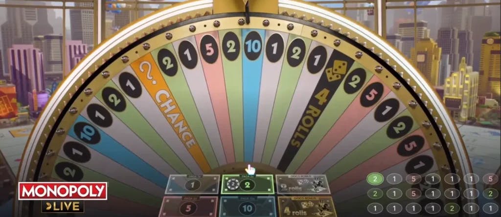 Ruota di Monopoly Live