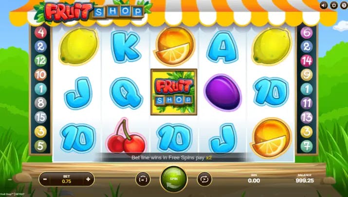 Gioco di slot Fruit Shop: gameplay ufficiale