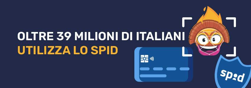Infografica su quanti italiano usano lo SPID